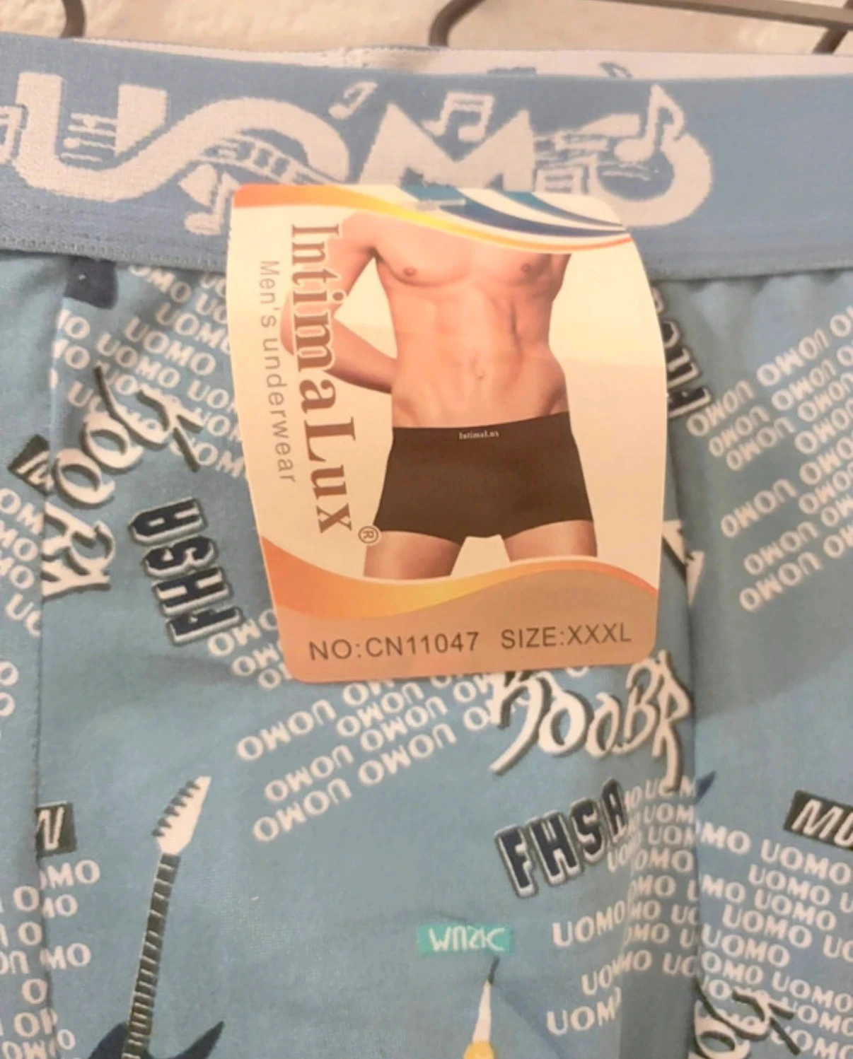 Boxer hombre IntimaLux Nuevo - Motivo Música - Talla XXXL – photo 3